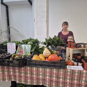 Gyöngyösi kosárközösség egyik nagyvásárán